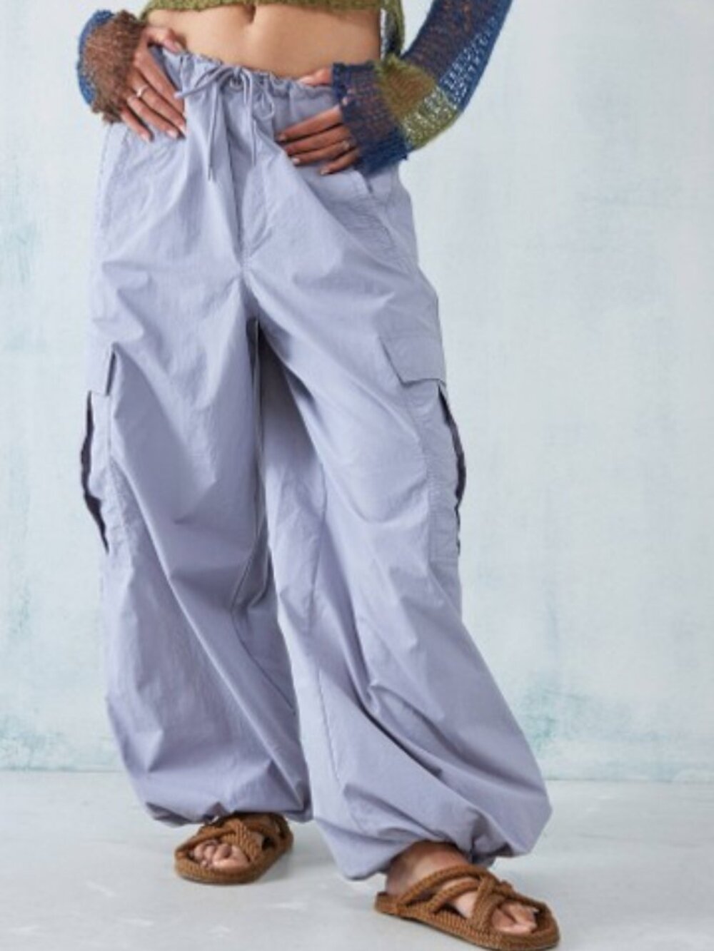 BDG Urban Outfitters Extreme Balloon Cargo Pants Dusty Lilac M NWT